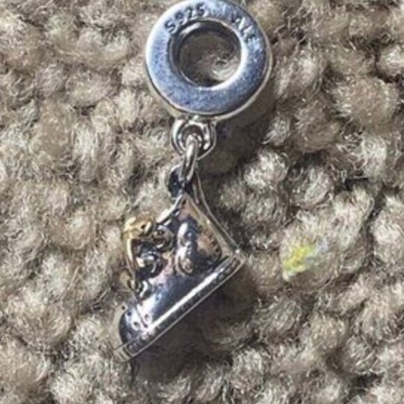 Pandora Baby Shoe Dangle Charm - Picture 5 of 5